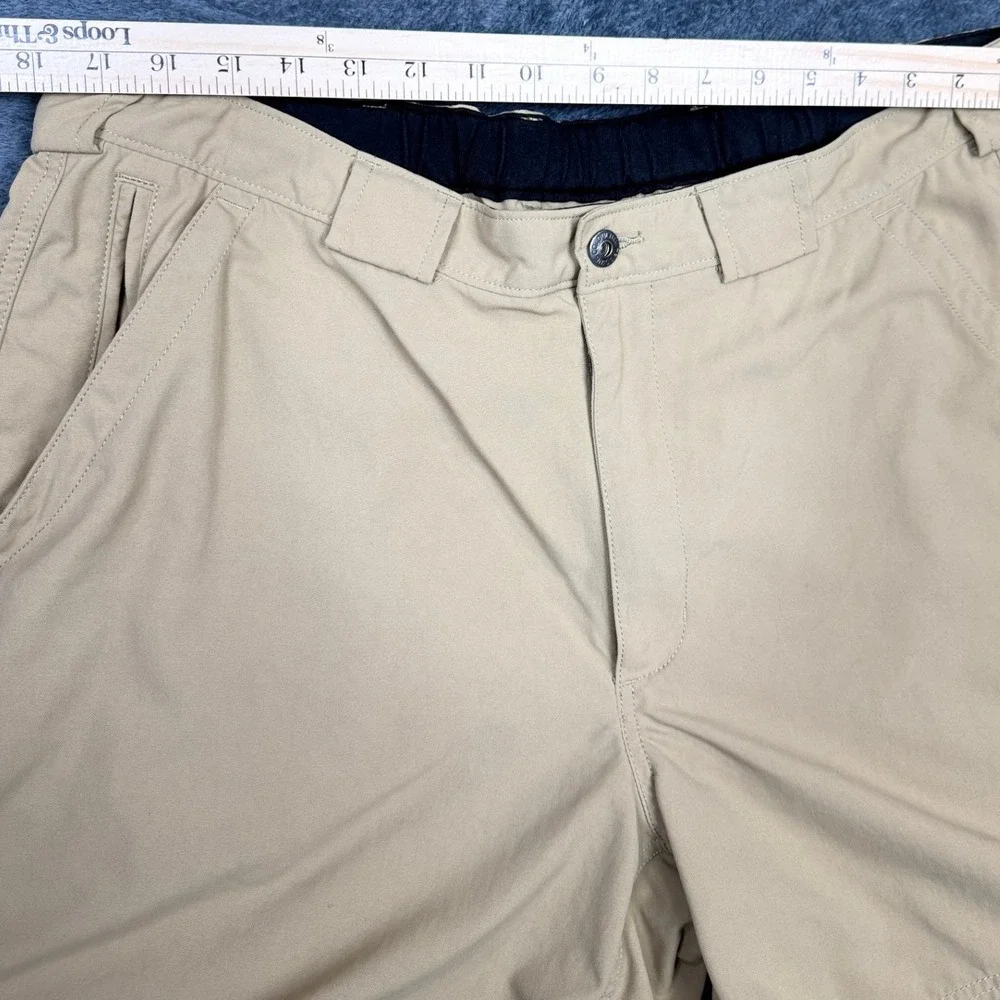 Duluth Trading Co. Women's XL‎ Nylon Hiking Shorts Tan Outdoor Casual